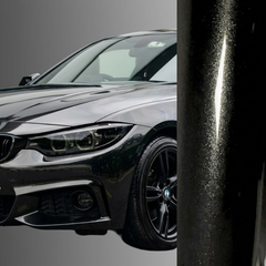 Gloss Metallic Metal Black Vinyl Wrap