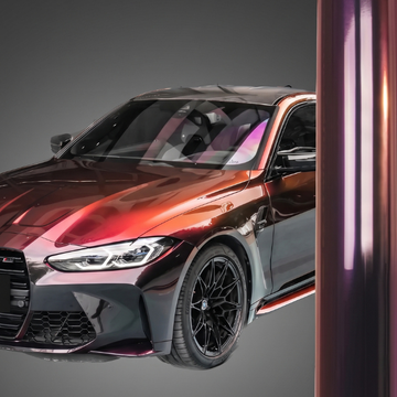 Sunshine Rainbow Drift Black Red Vinyl Wrap