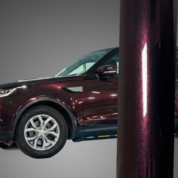 TPU Gloss Metallic Black Rose Vinyl Wrap