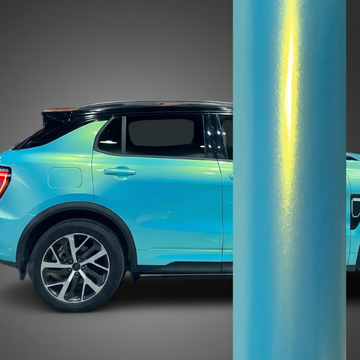 Color Shift Neon Ice Blue Vinyl Wrap