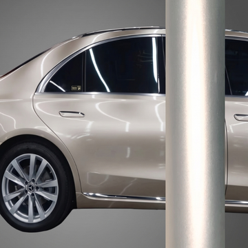 Gloss Metalic Coral Gold Car Wrap