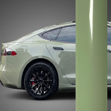 Gloss Light Khaki Green Vinyl Wrap