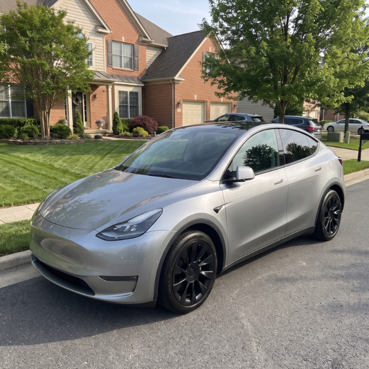 Gloss Metallic Brown Gray Vinyl Wrap