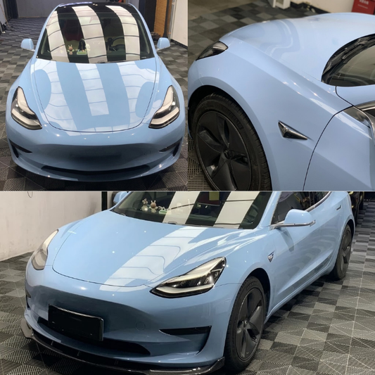 Gloss Air Force Blue Vinyl Wrap