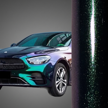 Color Shift Shiny Purple Green Vinyl Wrap