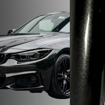 Gloss Metallic Metal Black Vinyl Wrap