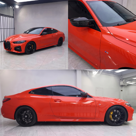 Super Gloss Lava Orange Vinyl Wrap
