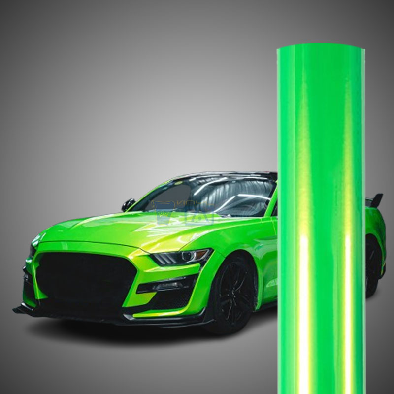 Candy Metallic Neon Green Vinyl Wrap