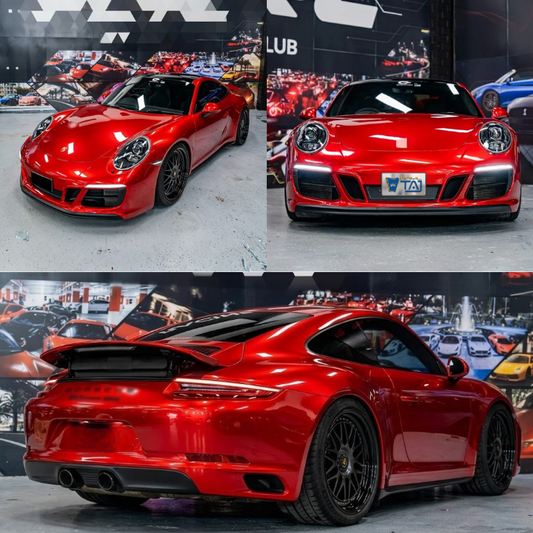 Gloss Metallic Vampire Red Vinyl Wrap