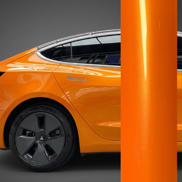 Color Shift Neon Gold Orange Vinyl Wrap
