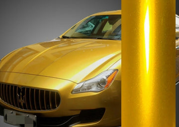 Gloss Metallic Amber Gold Car Wrap