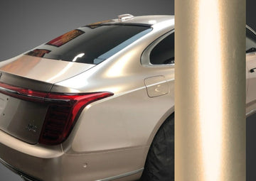 Gloss Metallic Champagne Gold Car Wrap