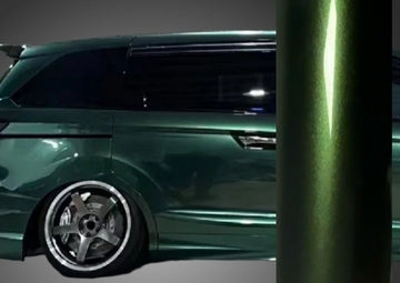 Gloss Metallic Forest Green Car Wrap