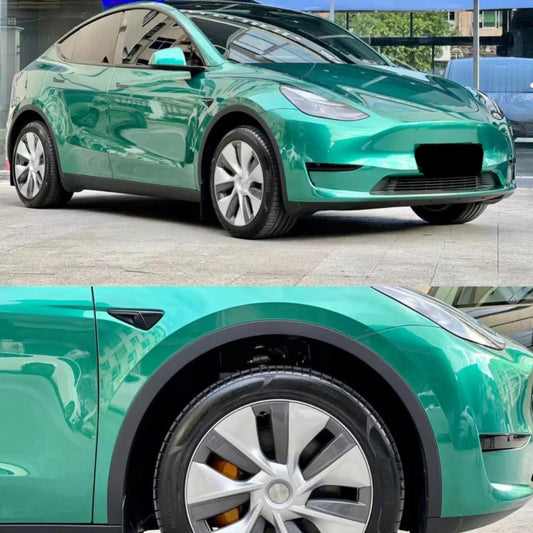 Gloss Metallic Emerald Green Vinyl Wrap