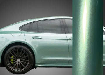 Gloss Metallic Verde Green Car Wrap