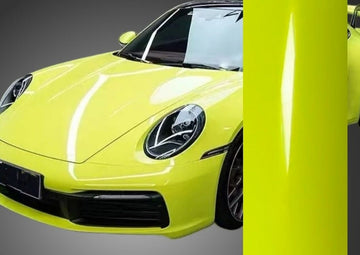 Super Gloss Lime Green Car Wrap