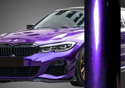 Gloss Metallic Midnight Purple II Car Wrap