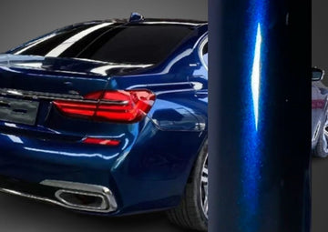 Gloss Metallic Indigo Blue Vinyl Wrap