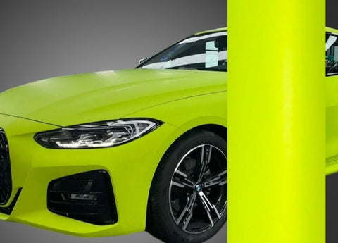 Ultra Matte Chartreuse Yellow Vinyl Wrap
