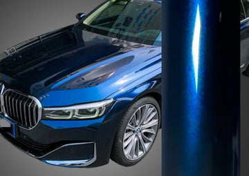 Gloss Metallic Midnight Blue Car Wrap