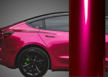 Gloss Metallic Rubellite Purple Vinyl Wrap