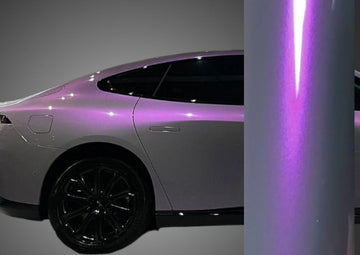 Color Shift Gray Purple Vinyl Wrap