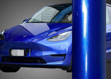 Gloss Metallic Cobalt Blue Car Wrap