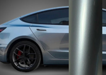 Gloss Metallic Light Steel Blue Vinyl Wrap