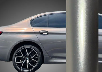 Gloss Metallic Bernina Grey Car Wrap