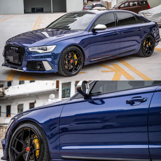 Super Gloss Midnight Blue Car Wrap