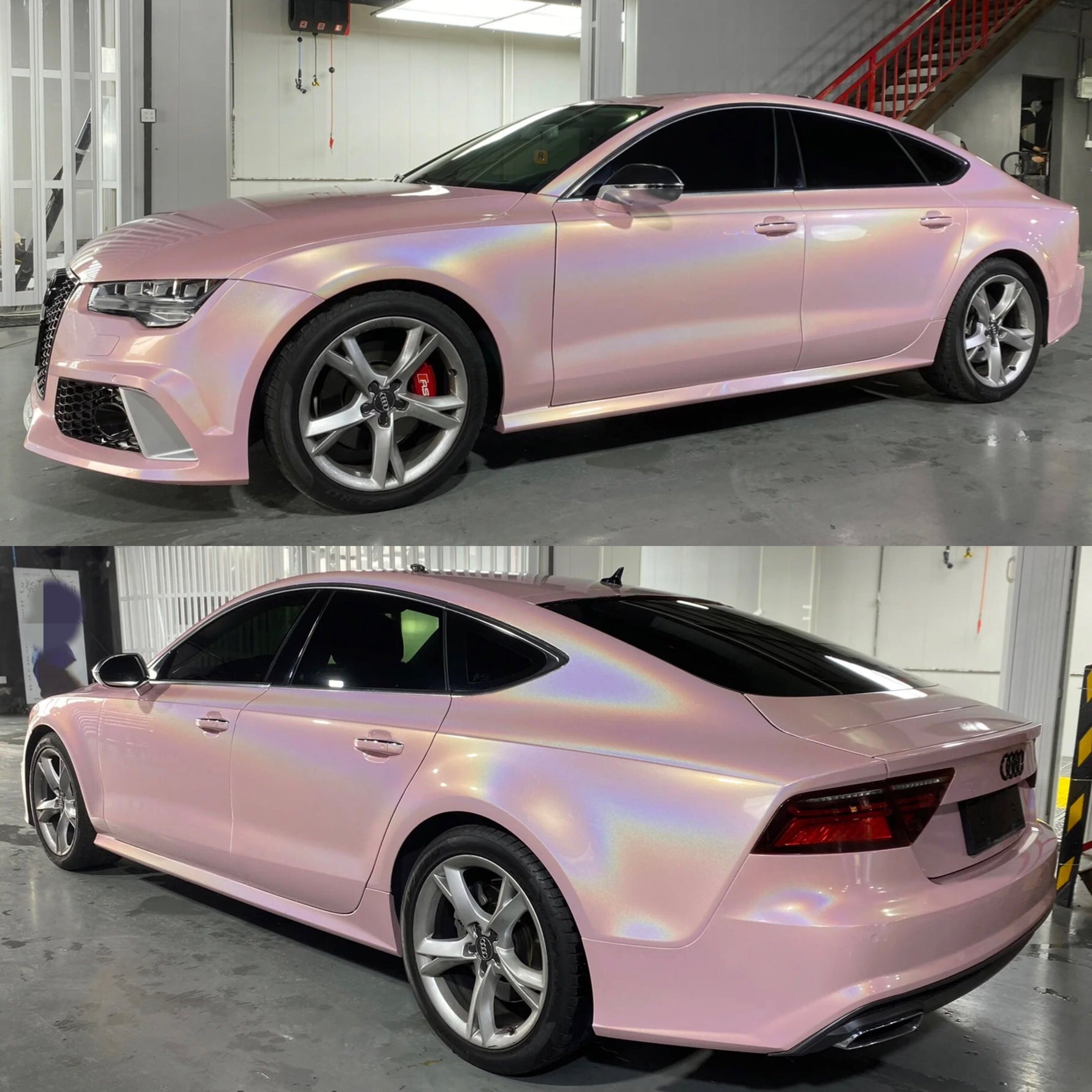 Pink Vinyl Car Wrap