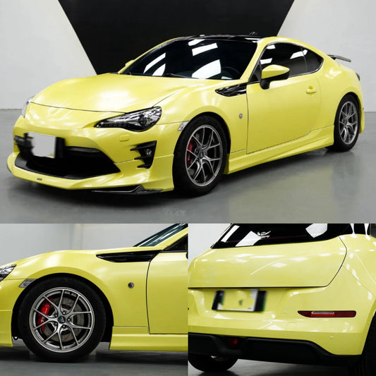 Super Gloss Light Lemon Yellow Vinyl Wrap