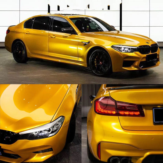 Gloss Metallic Secret Gold Vinyl Wrap