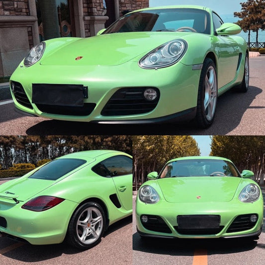 Gloss Metallic Light Green Vinyl Wrap