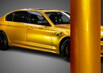 Gloss Metallic Secret Gold Vinyl Wrap