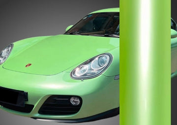 Gloss Metallic Light Green Vinyl Wrap